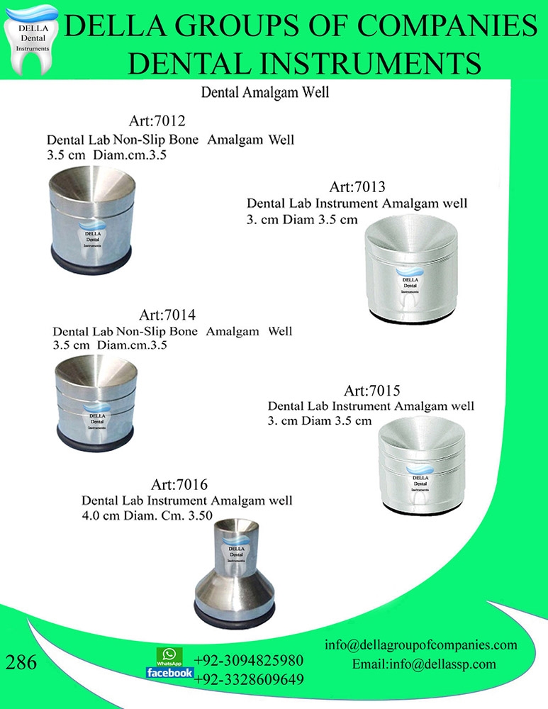 Dental Amalgam Well